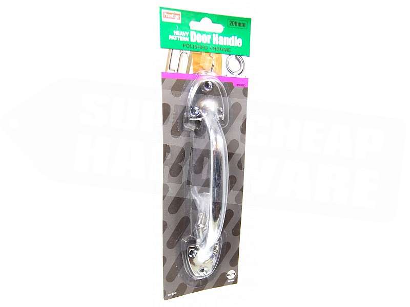 Heavy-Pattern-Door-Handle-P/Chrome-200mm...