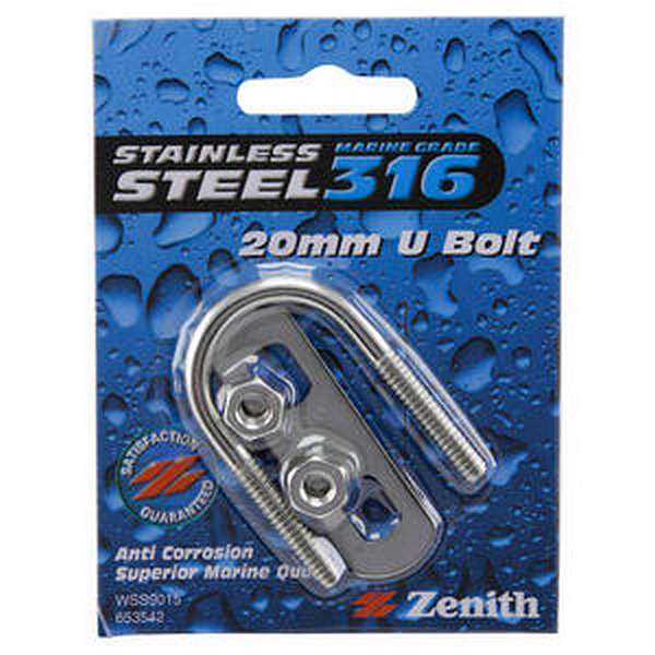 PortVila Hardware ZenithStainlessSteelUBolt20mm
