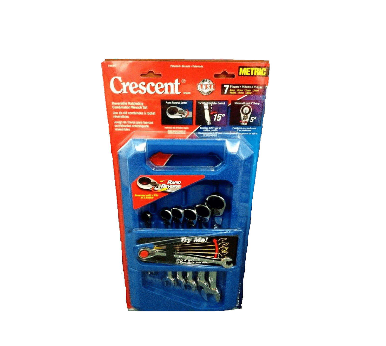 Ratcheting Combination Wrench Set 7pieces...