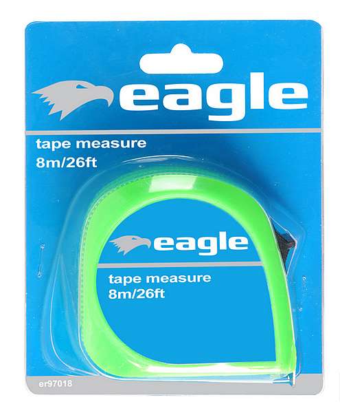 Tape Measure Eagle 8m/26ft...