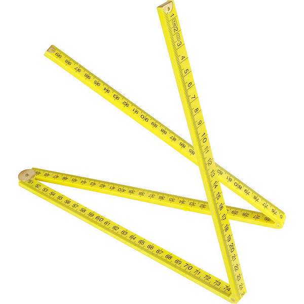 PortVila Hardware Folding Rule 1m