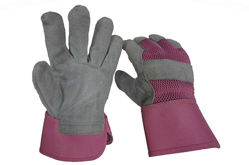 Ladies Leather Work Gloves...