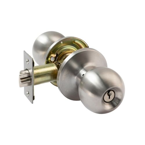 Lane Satin Stainless Steel Bala Entrance Knobset...