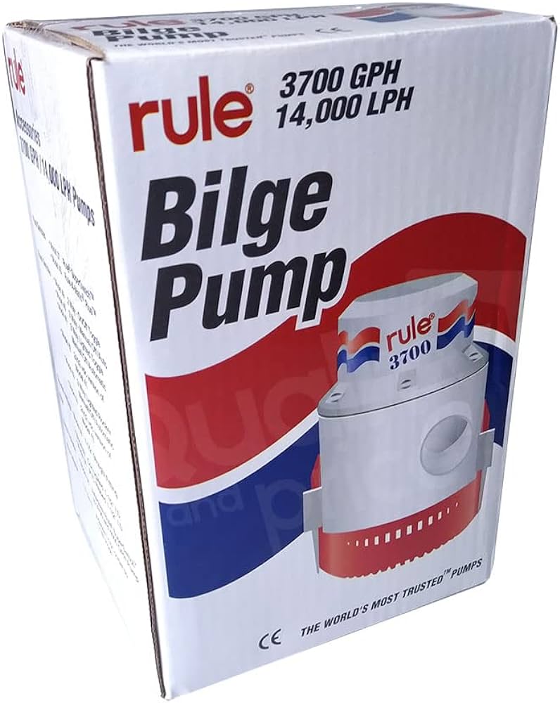 Rule 3700 G.P.H. Bilge Pump...