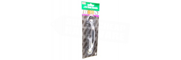 Heavy Pattern Door Handle P Chrome 200mm