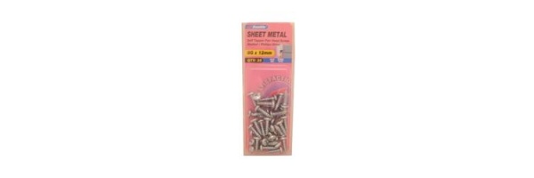 Zenith Sheet Metal Screws 8Gx12mm Zinc Plated 35 Pack