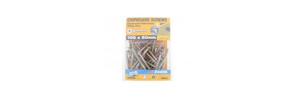 Chipboard Screws 10Gx50mm GP CS Pack of 50