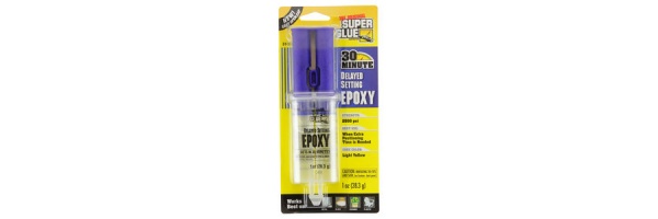 super glue 30 minute delayed setting epoxy